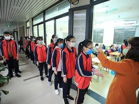 Nhiều trường đi học trở lại: Bộ Y tế khuyến cáo không bật điều hoà, không dùng chung đồ